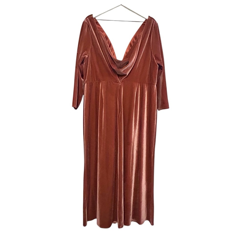 Anthropologie jenny yoo 20 Ryland open back velvet bridesmaid dress maxi long - Picture 3 of 13